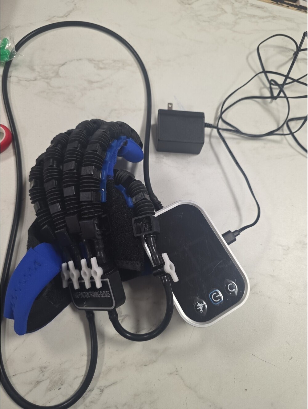 Left Hand Finger Rehabilitation Exerciser Robot Gloves Stroke Hemiplegia